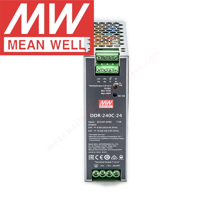  Mean Well DDR-240C-24 Din   Meanwell 24V..